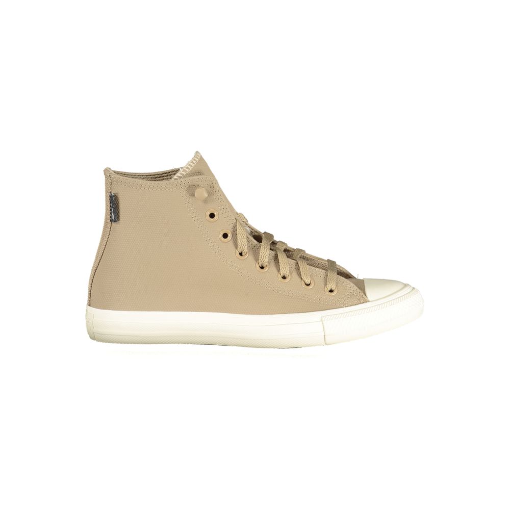 Beige Leather Unisex Sneaker - TIZZIL