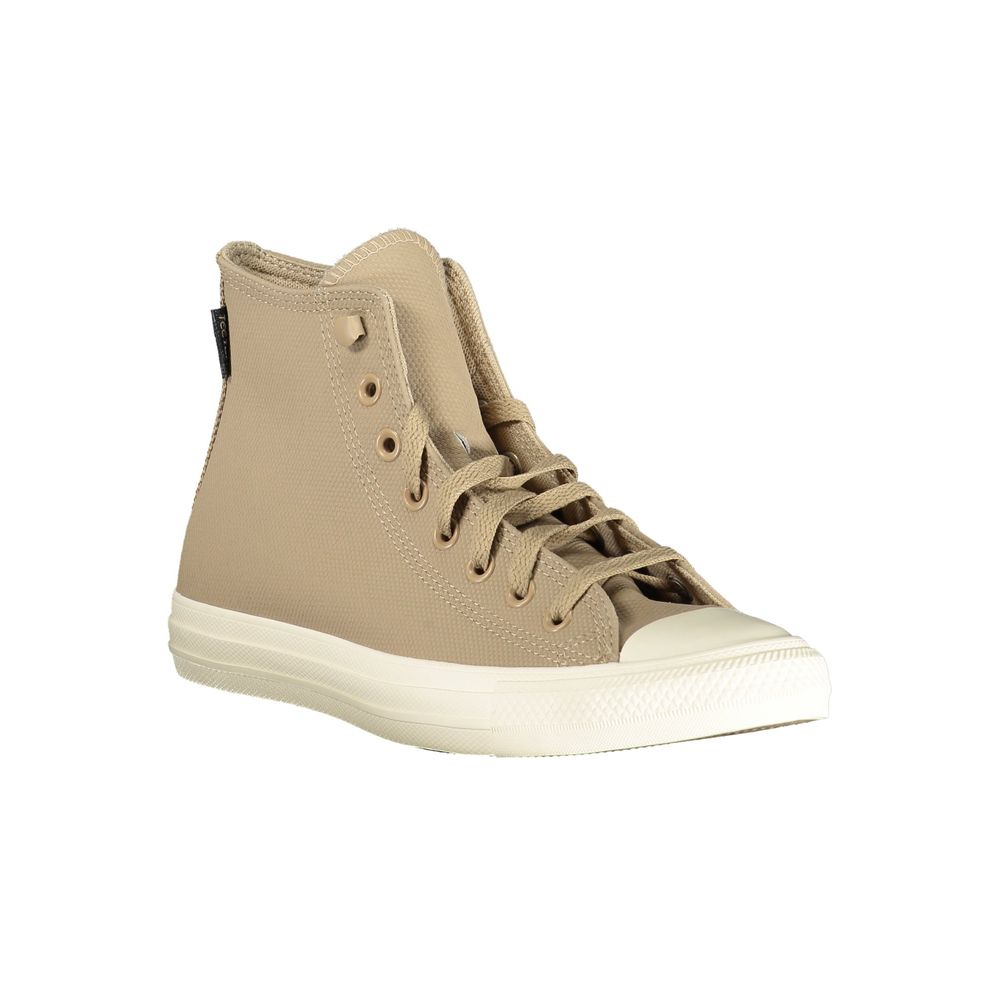 Beige Leather Unisex Sneaker - TIZZIL