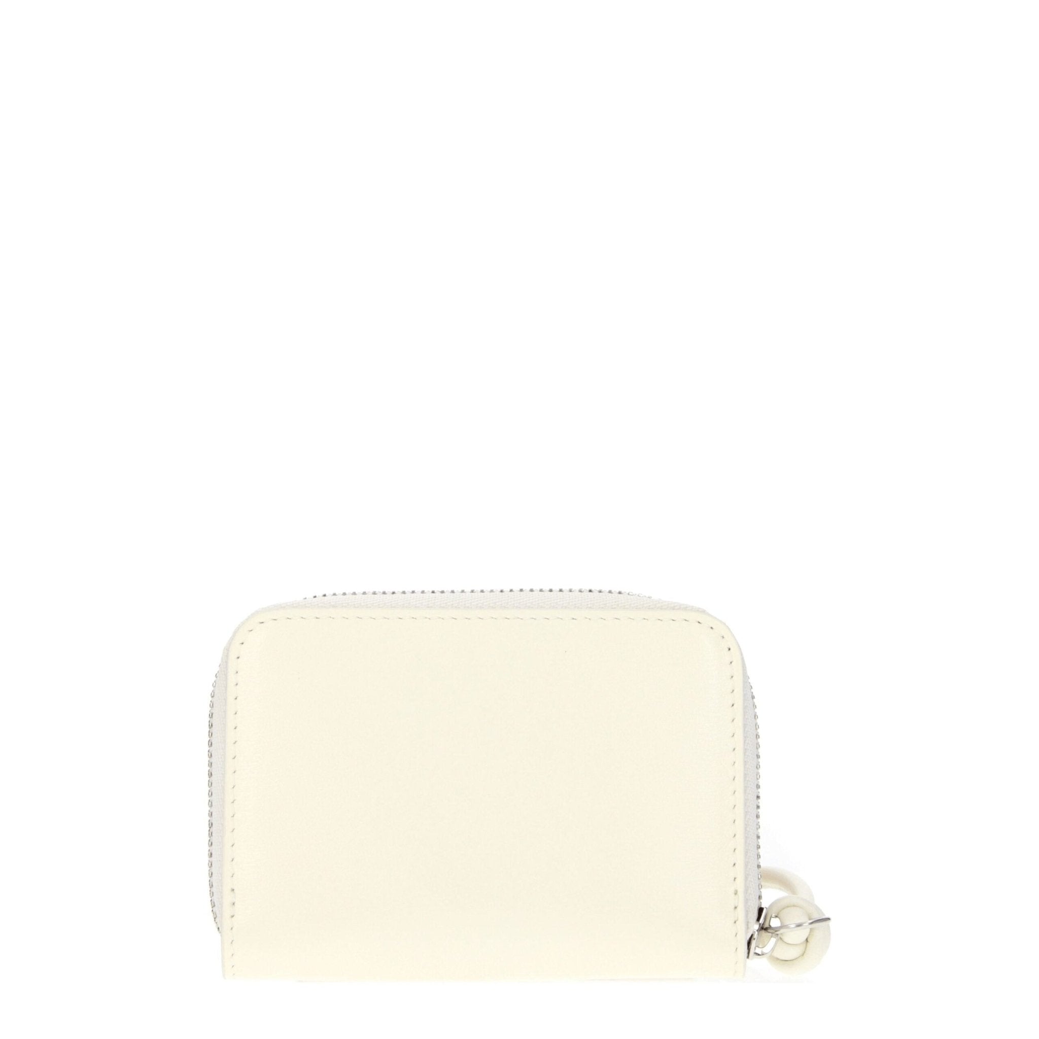 Beige Leather Wallet - TIZZIL