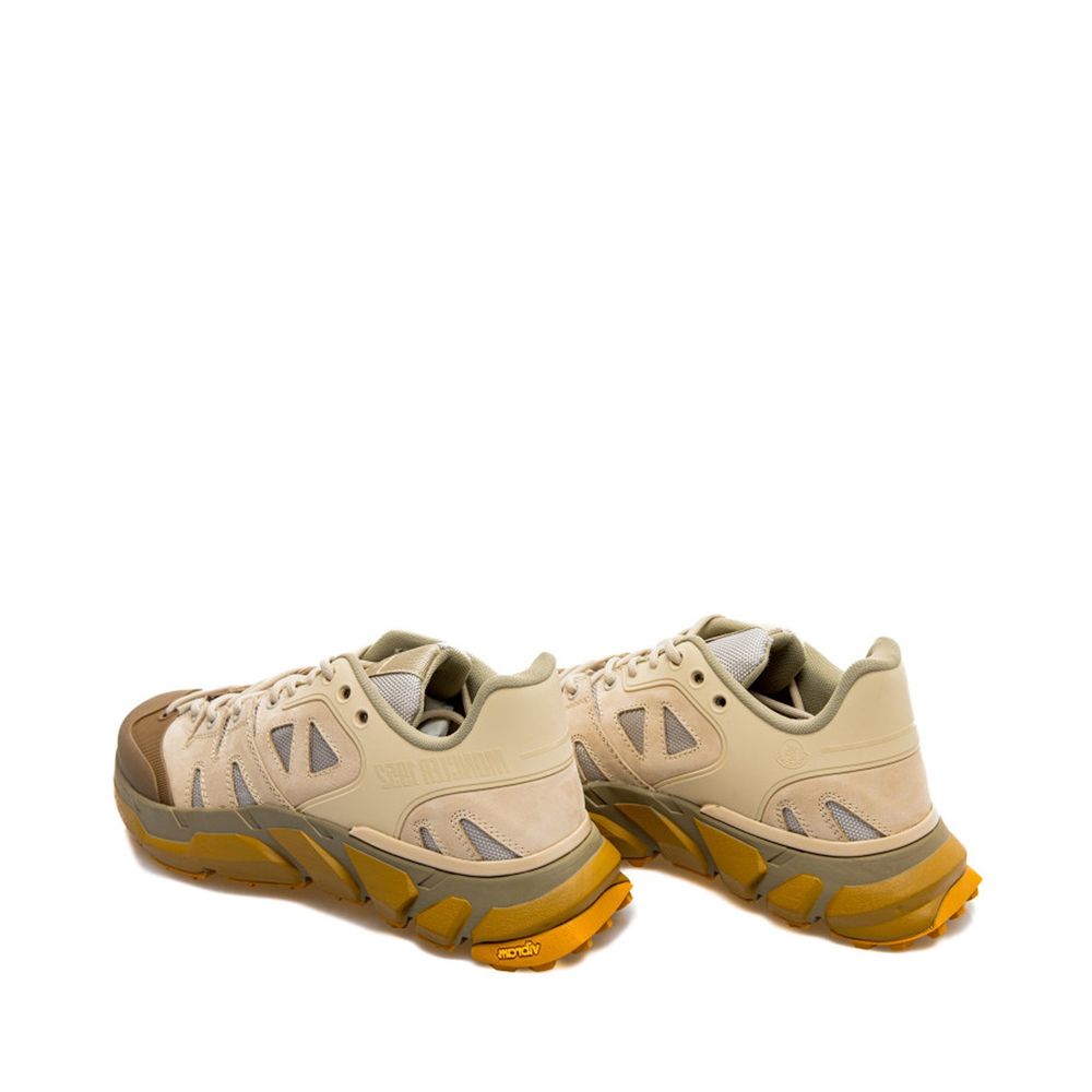 Beige Polyamide Athletic Sneakers - TIZZIL