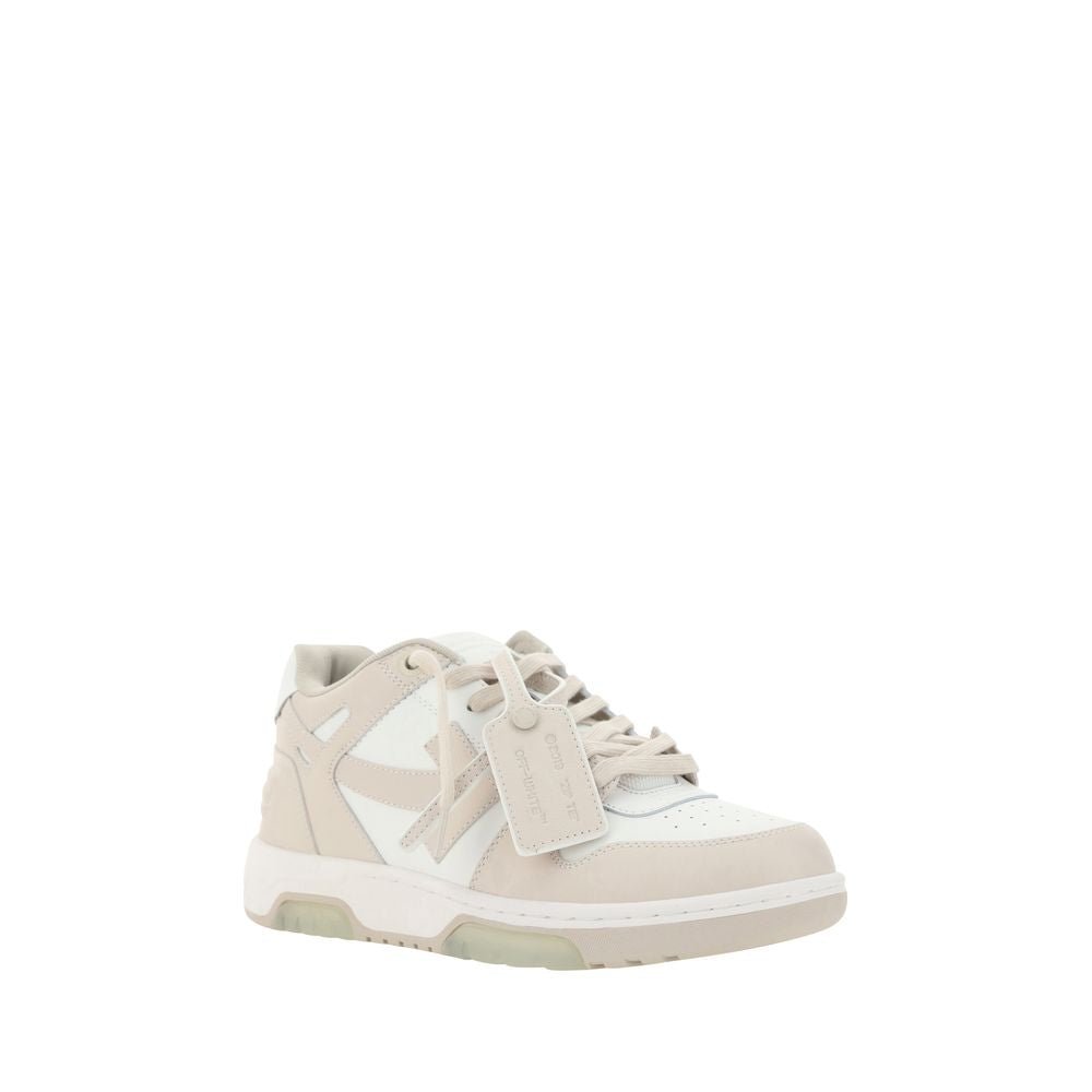 Beige Polyester Low Top Sneakers - TIZZIL