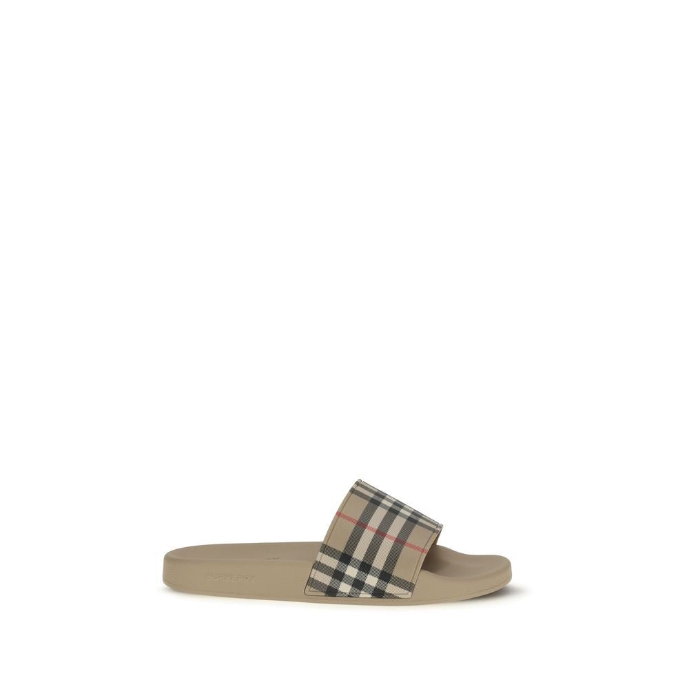 Beige Rubber Sandals - TIZZIL