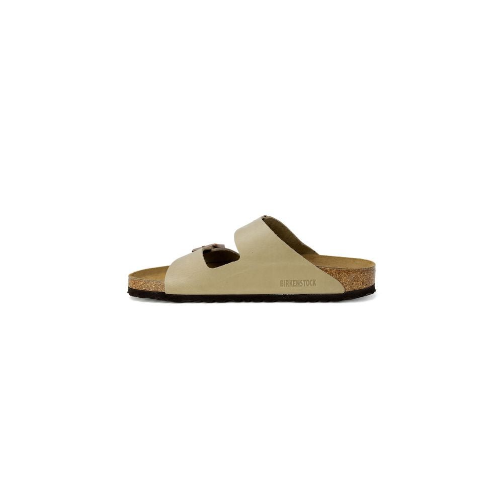 Beige Synthetic Slippers - TIZZIL