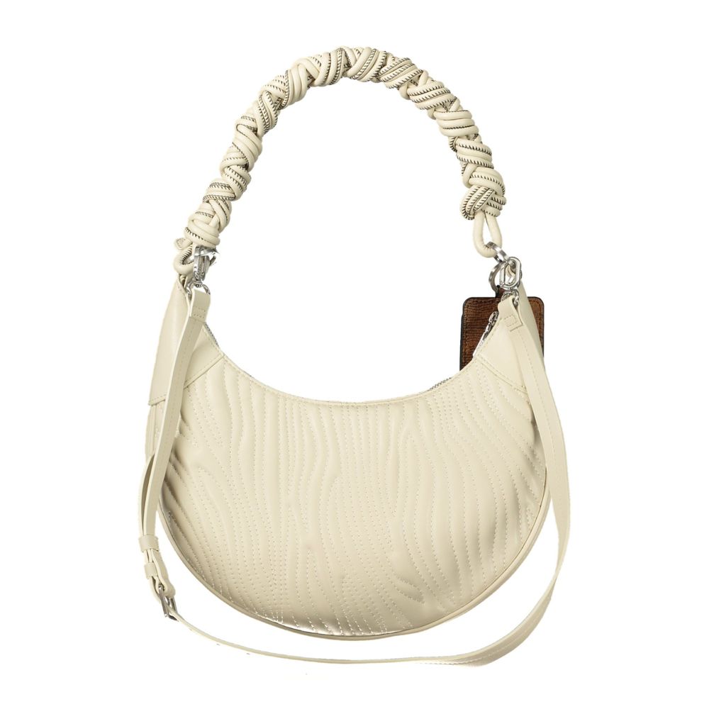 Bianco Poliuretano Women Handbag - TIZZIL