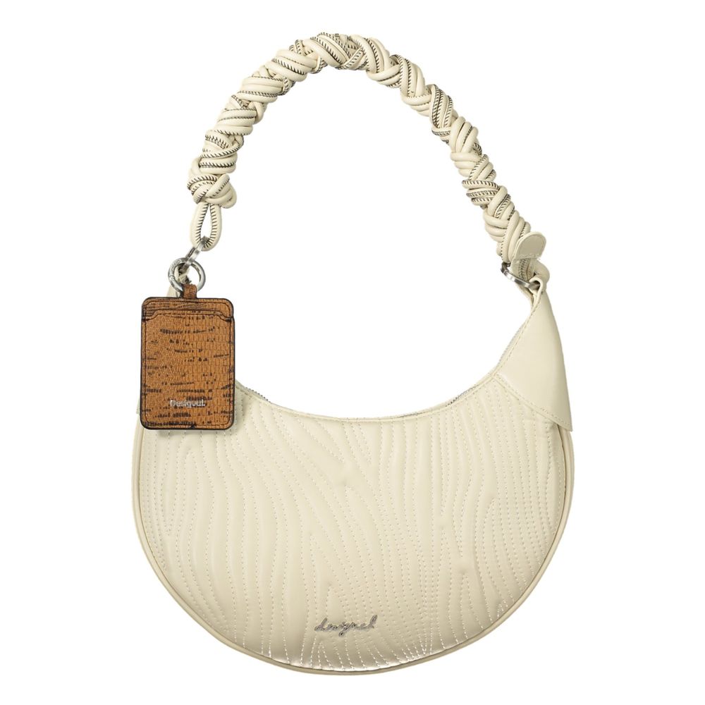 Bianco Poliuretano Women Handbag - TIZZIL