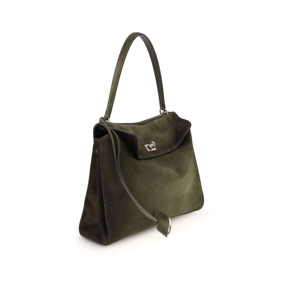 Bicolor Calf Leather Bos Taurus Shoulder Bag - TIZZIL