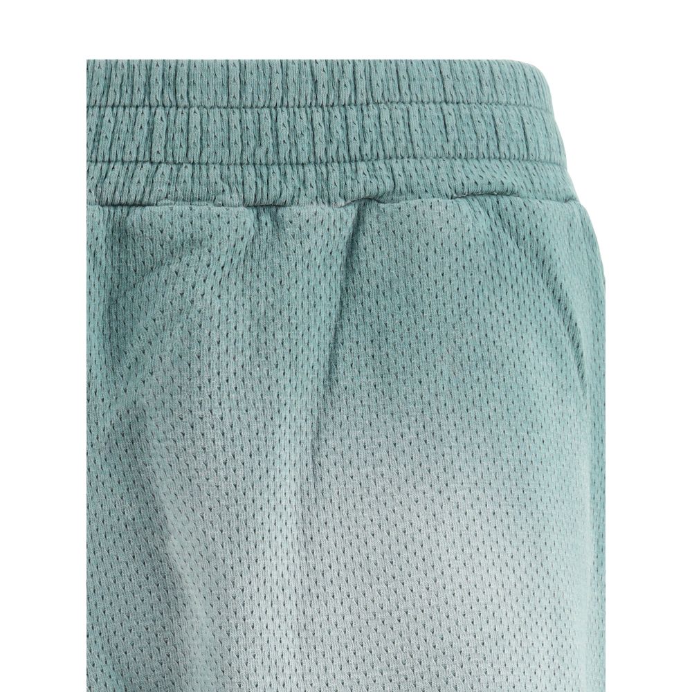 Bicolor Cotton Bermuda Shorts - TIZZIL