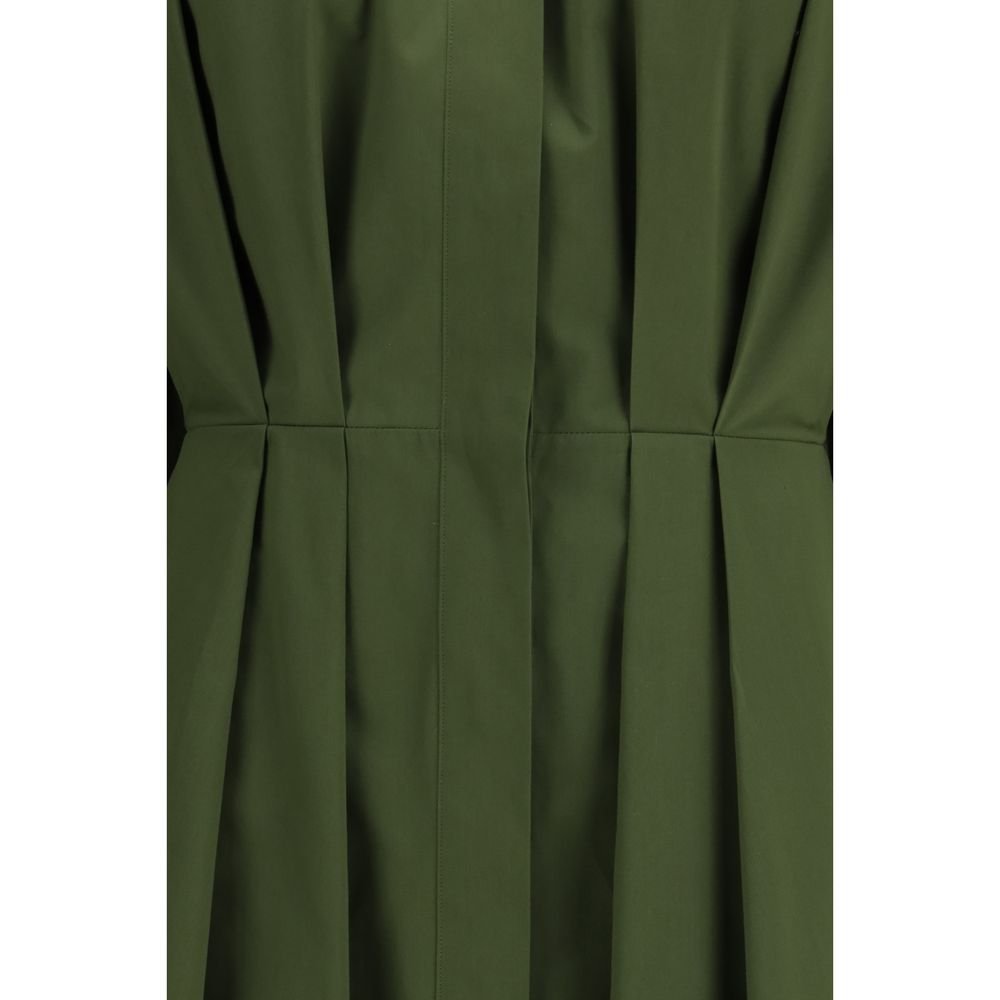 Bicolor Cotton Casual Dress - TIZZIL