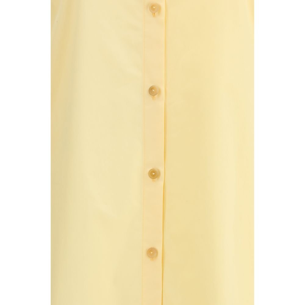 Bicolor Cotton Casual Dress - TIZZIL