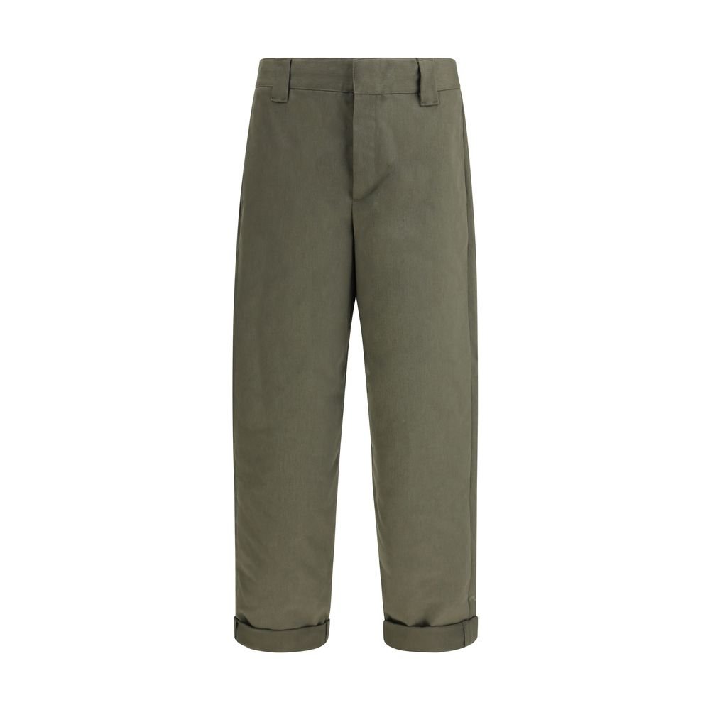 Bicolor Cotton Chino Pants - TIZZIL