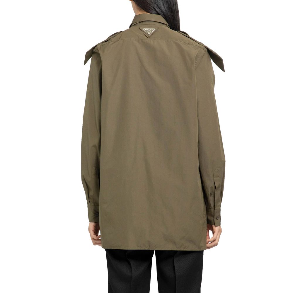 Bicolor Cotton Dress Shirt - TIZZIL