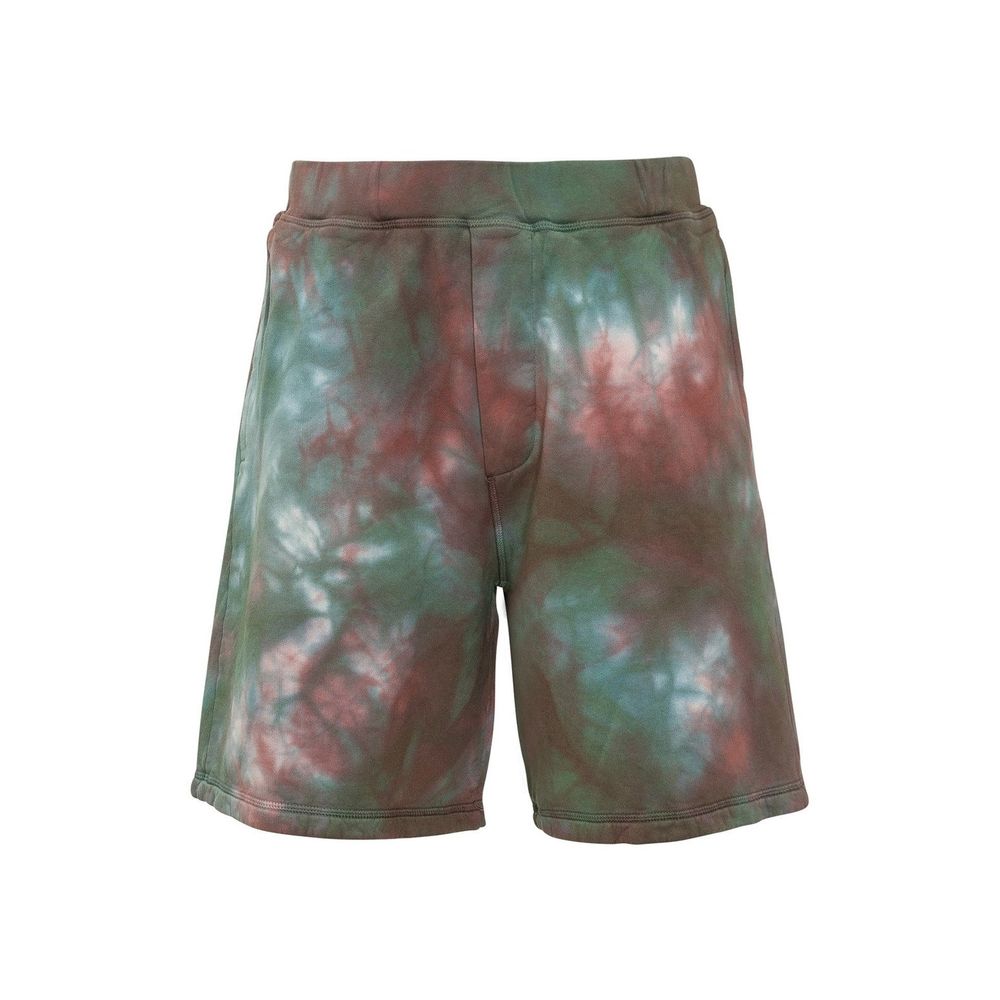 Bicolor Cotton Shorts - TIZZIL