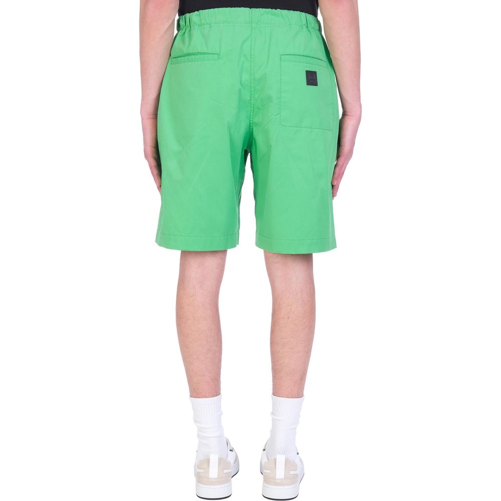 Bicolor Cotton Shorts - TIZZIL