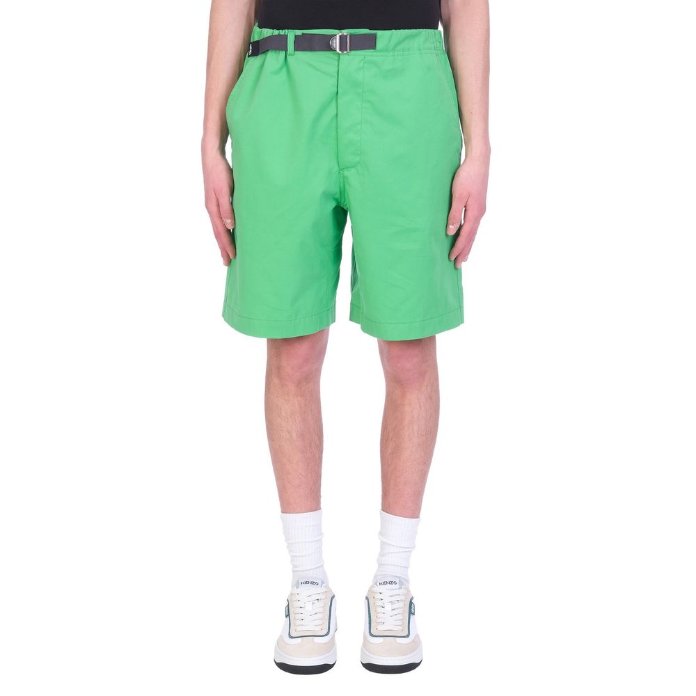 Bicolor Cotton Shorts - TIZZIL