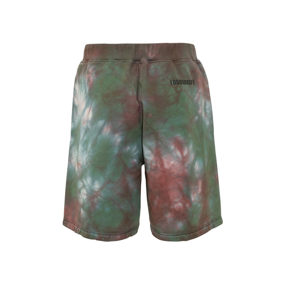 Bicolor Cotton Shorts - TIZZIL