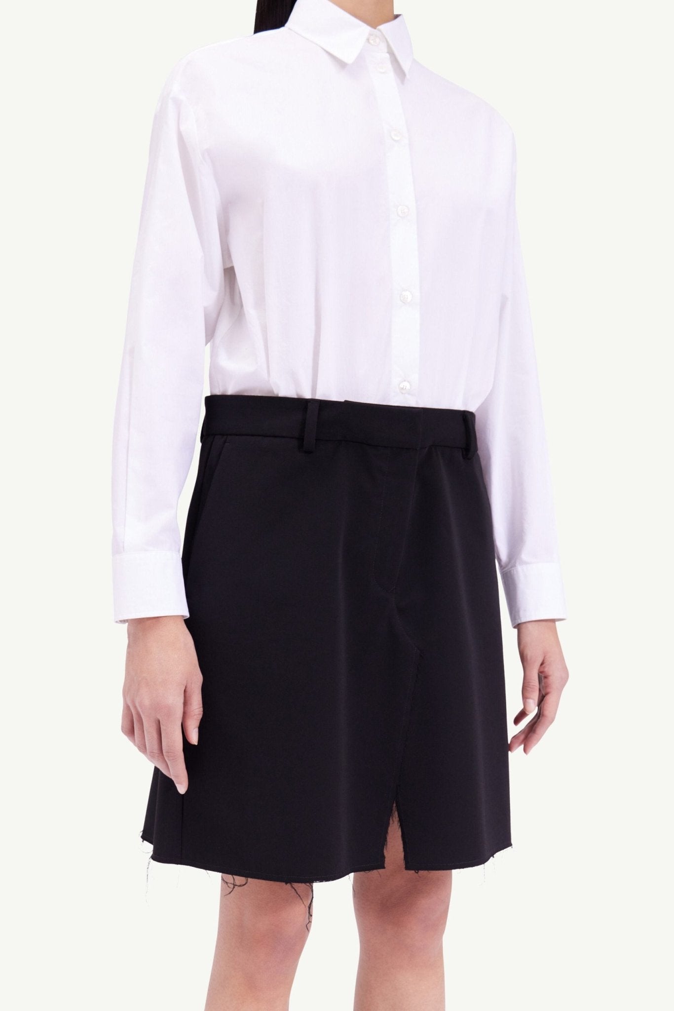 Bicolor Fibres Bermuda Shorts - TIZZIL