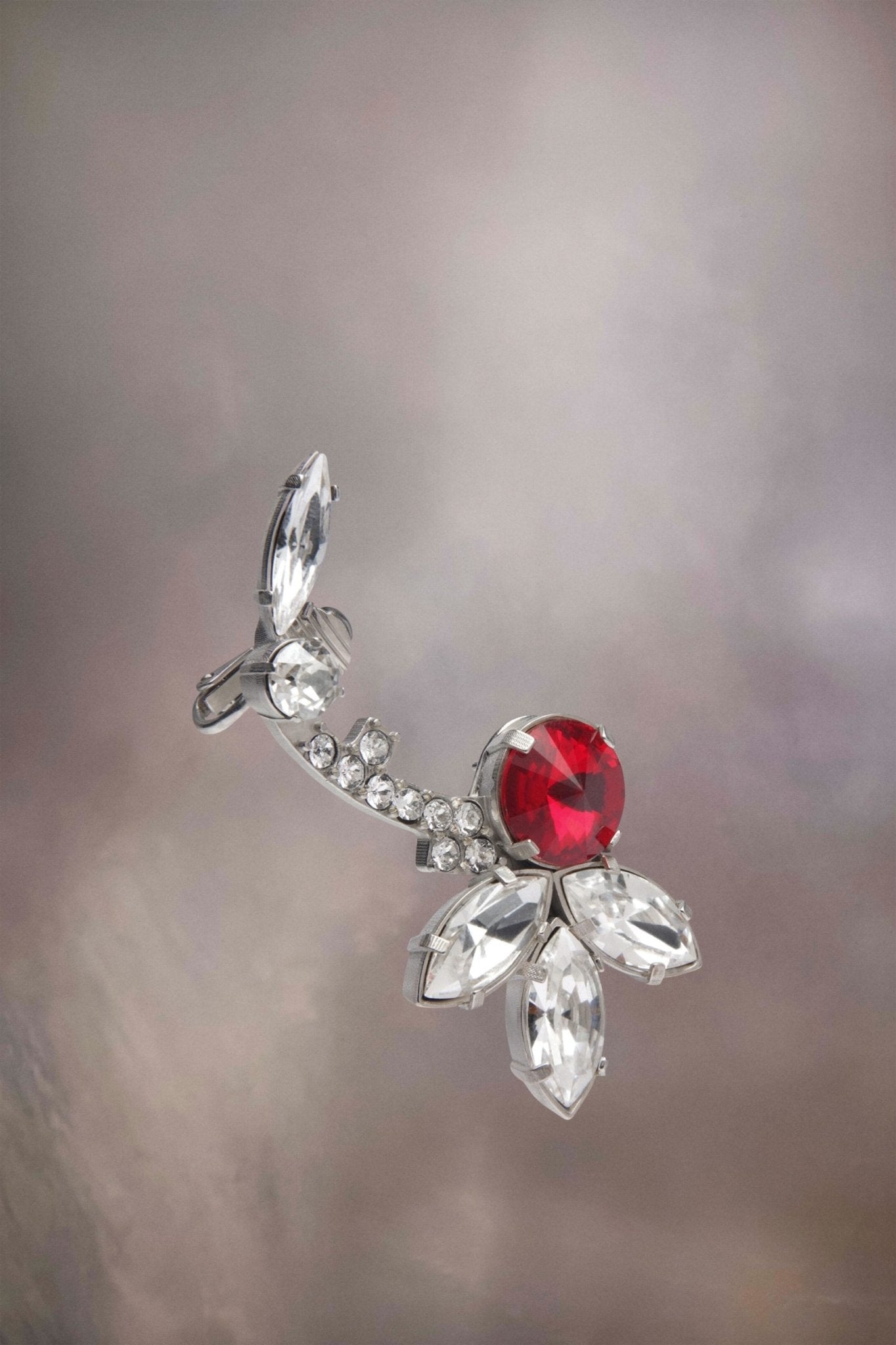 Bicolor Fibres Earrings - TIZZIL