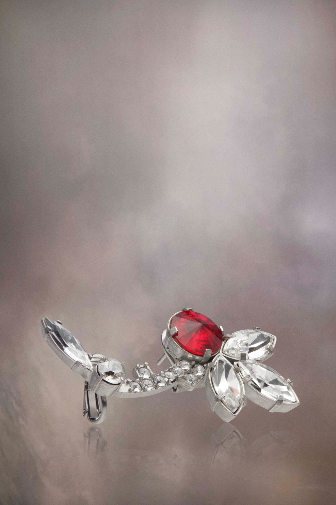 Bicolor Fibres Earrings - TIZZIL