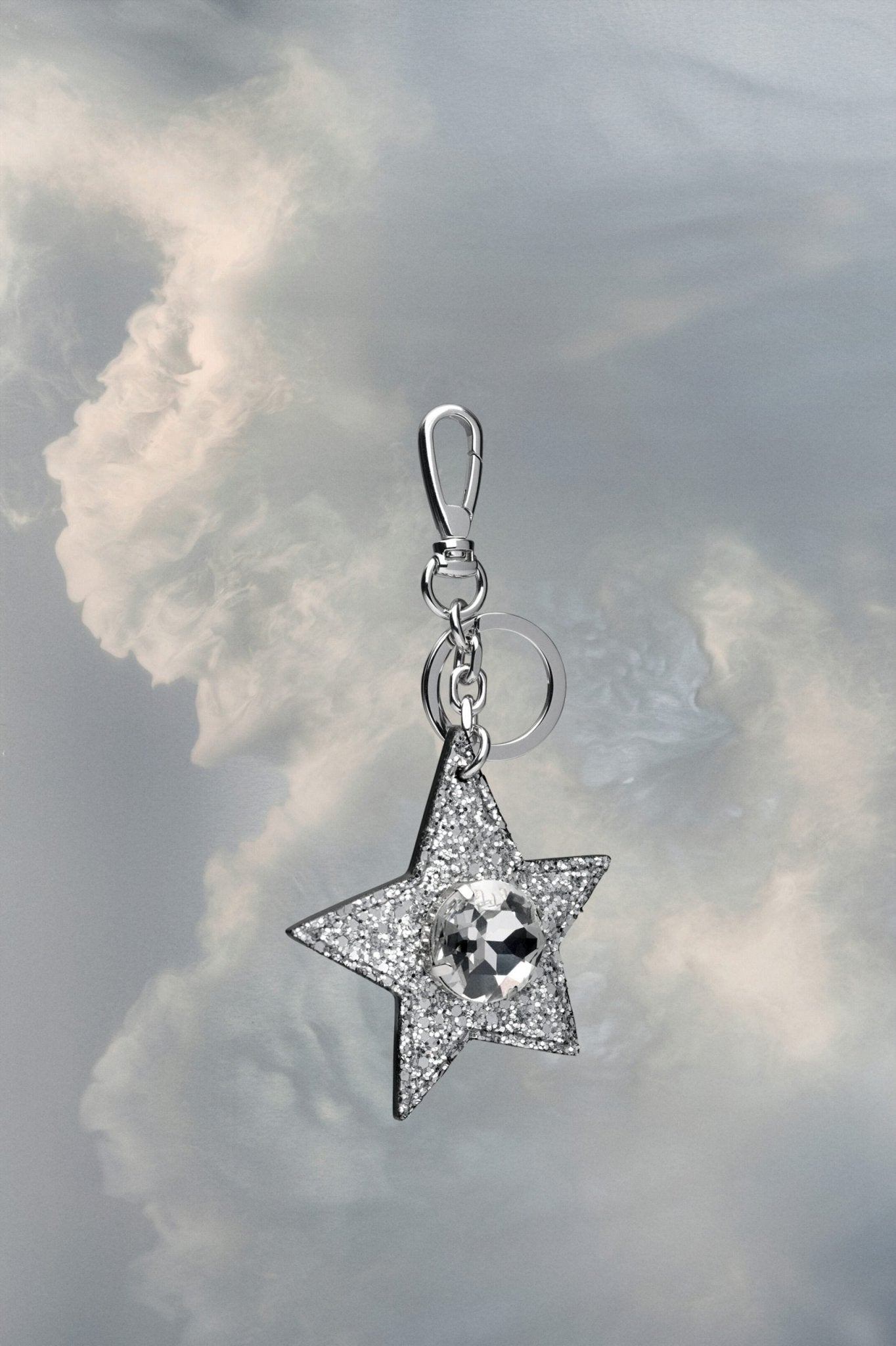 Bicolor Fibres Keychain - TIZZIL