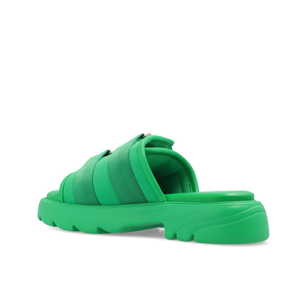 Bicolor Nylon Slides - TIZZIL