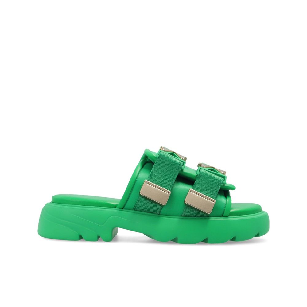 Bicolor Nylon Slides - TIZZIL