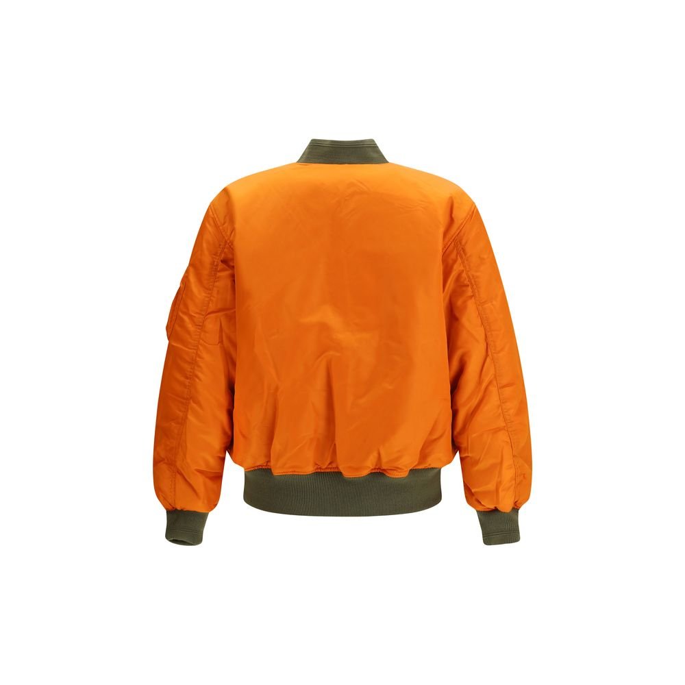 Bicolor Polyamide Bomber - TIZZIL