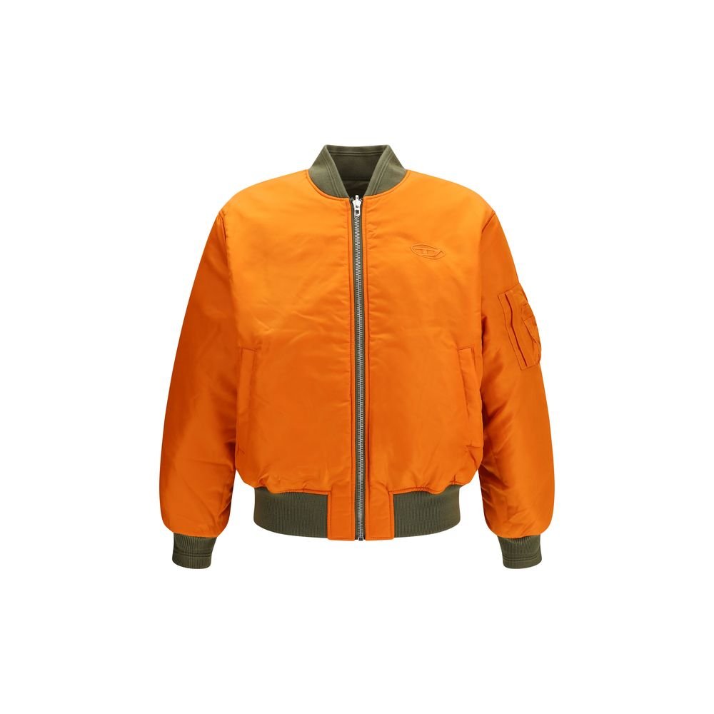 Bicolor Polyamide Bomber - TIZZIL