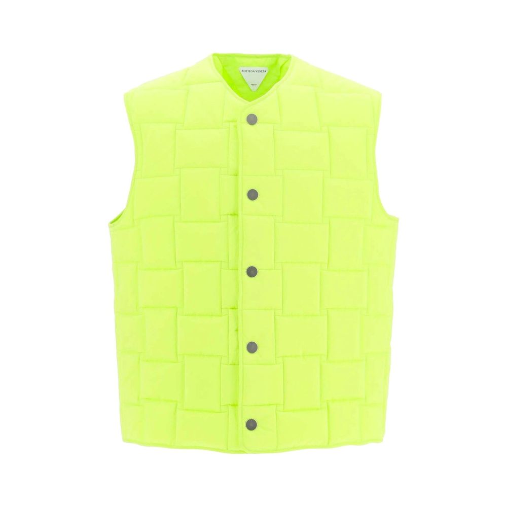 Bicolor Polyamide Sleveless Jacket - TIZZIL