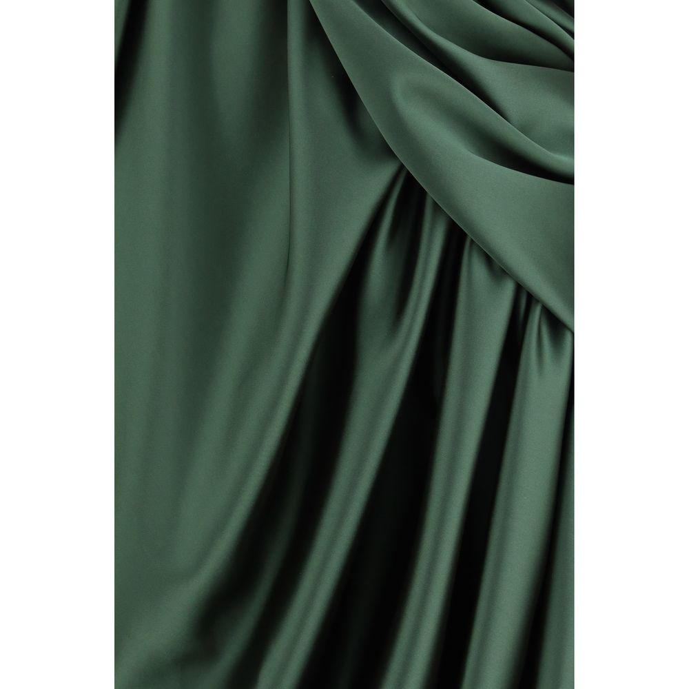 Bicolor Polyester Casual Dress - TIZZIL