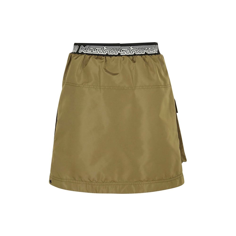 Bicolor Polyester Mini Skirt - TIZZIL