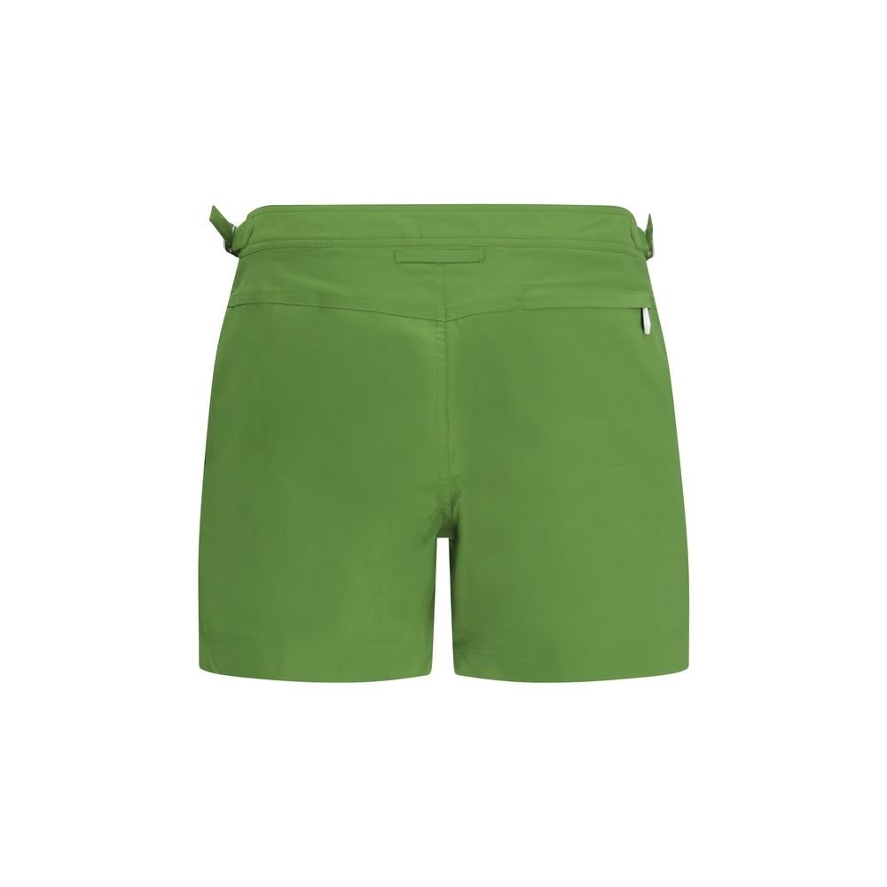 Bicolor Polyester Swim Shorts - TIZZIL