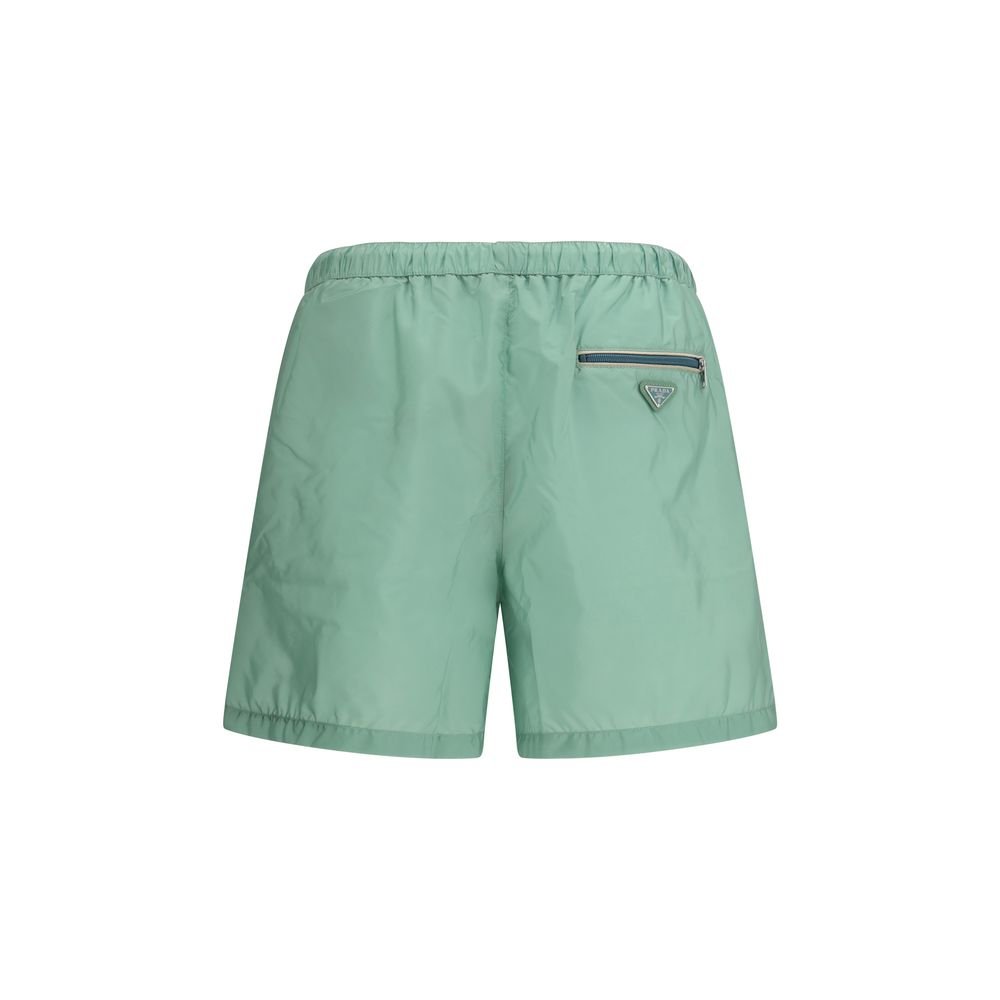 Bicolor Recycled Polyamide Shorts - TIZZIL