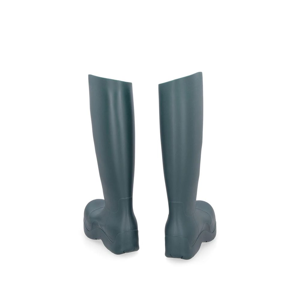 Bicolor Rubber Rain Boots - TIZZIL