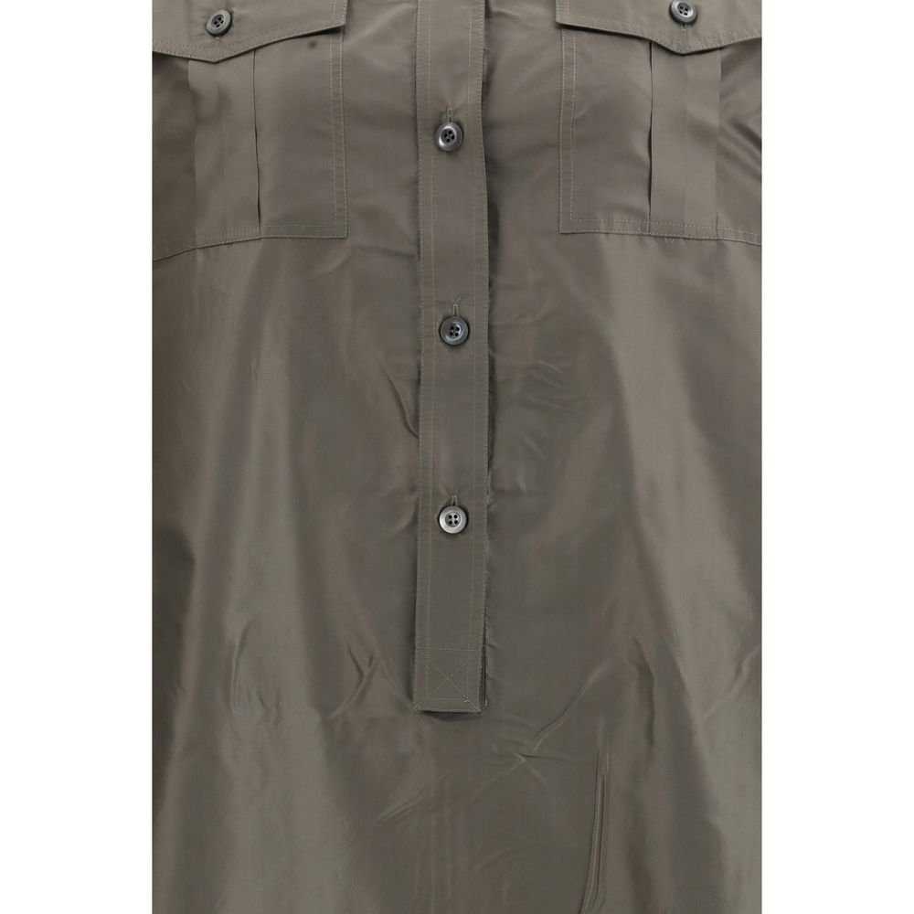 Bicolor Silk Casual Dress - TIZZIL