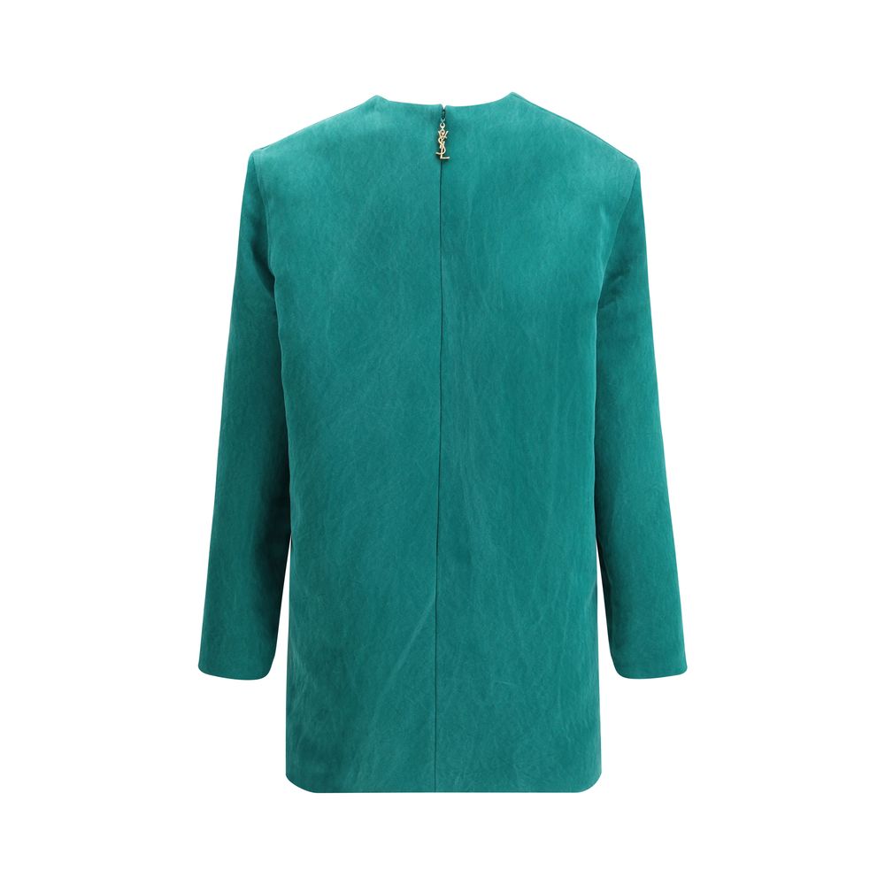 Bicolor Silk Casual Dress - TIZZIL