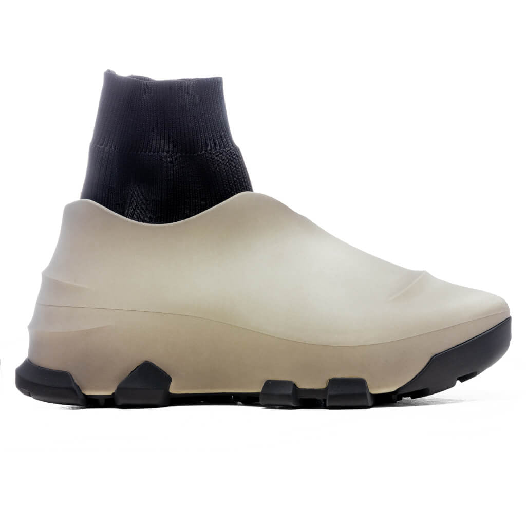 Black And White Fibres Sneakers - TIZZIL