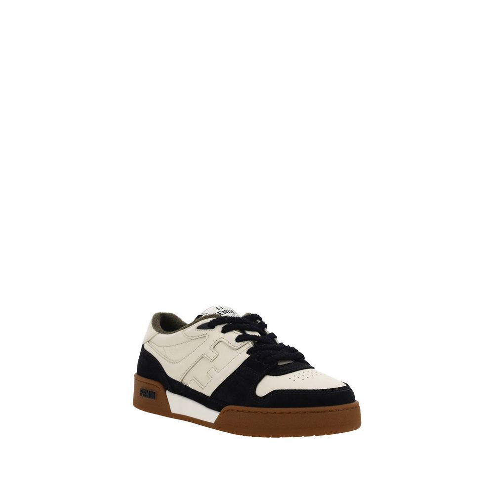Black Calf Leather Bos Taurus Chunky Sneakers - TIZZIL