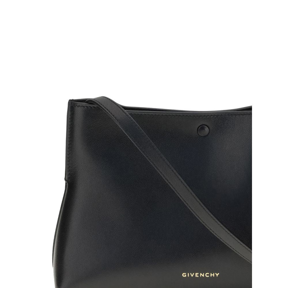 Black Calf Leather Bos Taurus Clutch Bag - TIZZIL