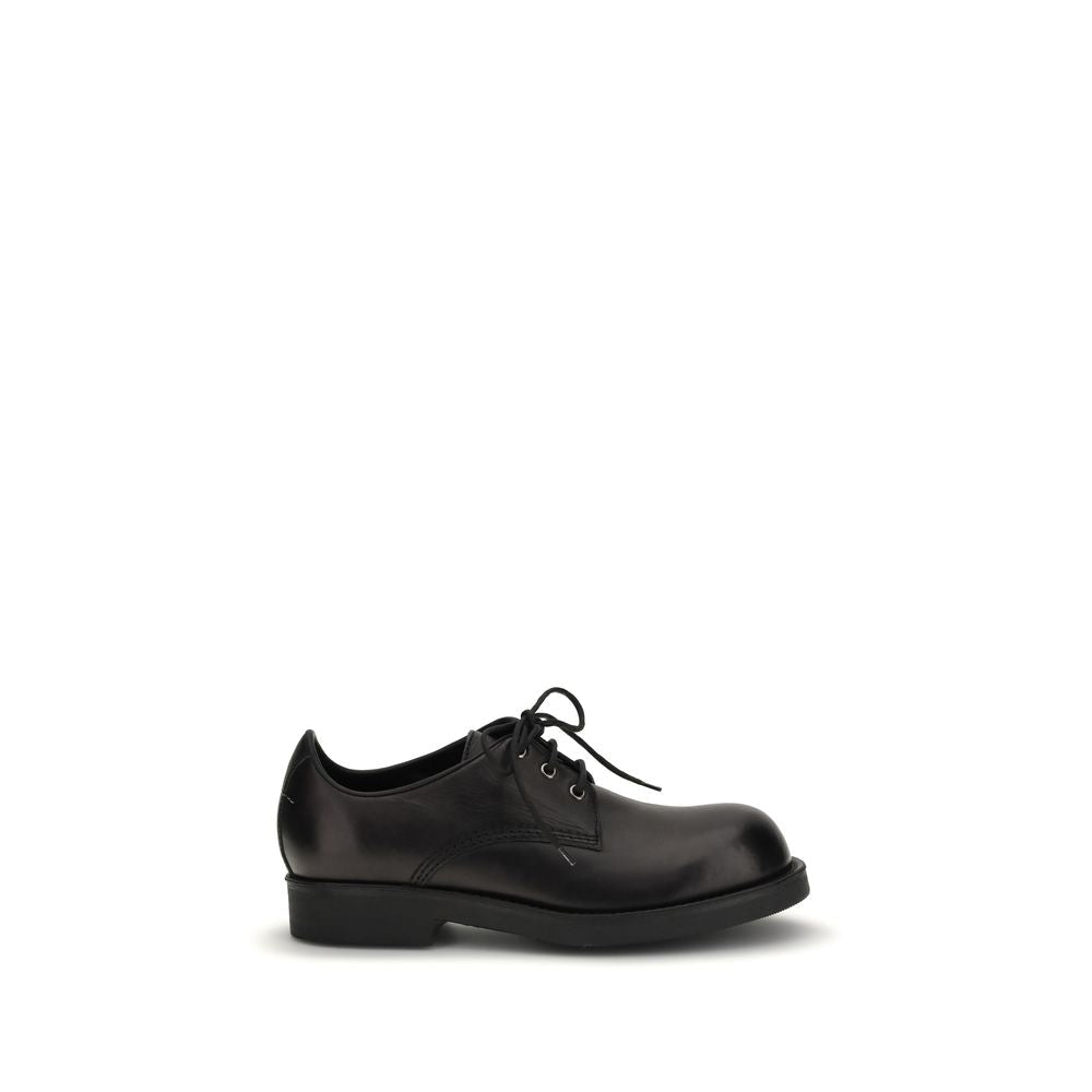 Black Calf Leather Bos Taurus Oxfords And Derbies - TIZZIL