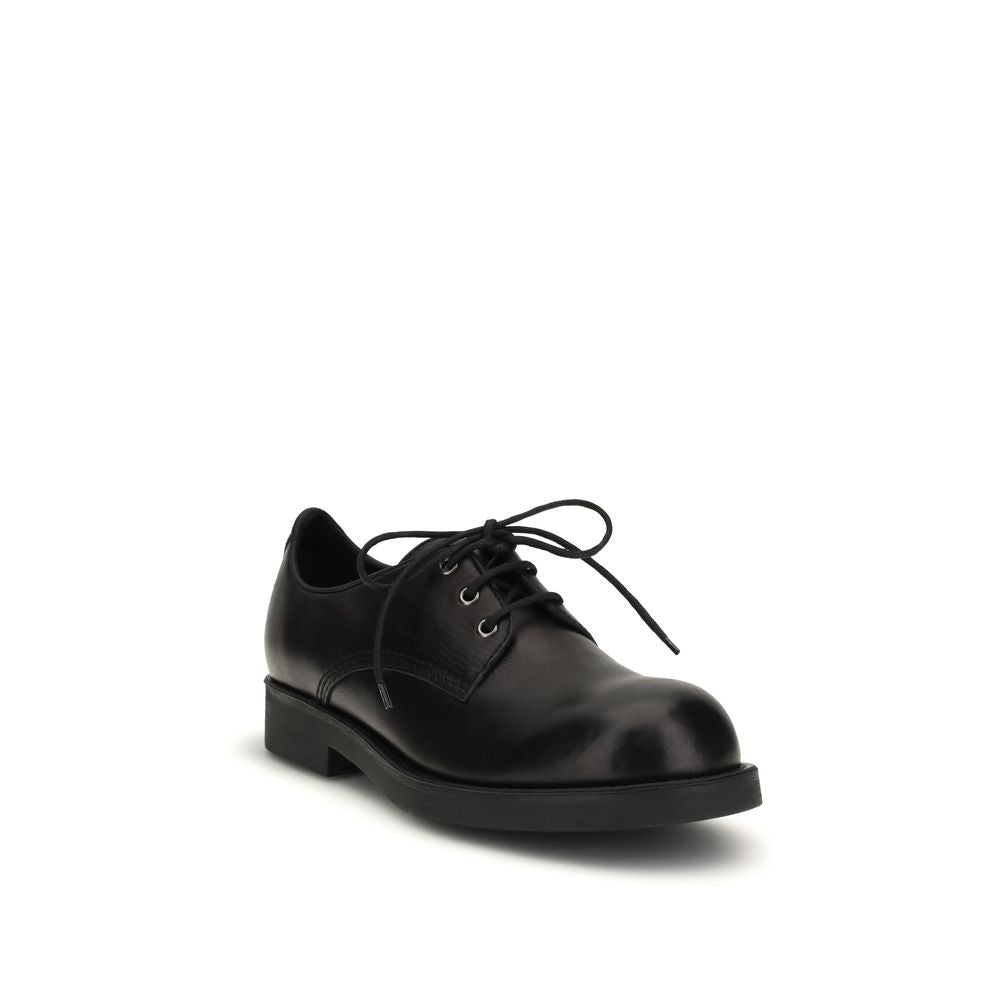 Black Calf Leather Bos Taurus Oxfords And Derbies - TIZZIL