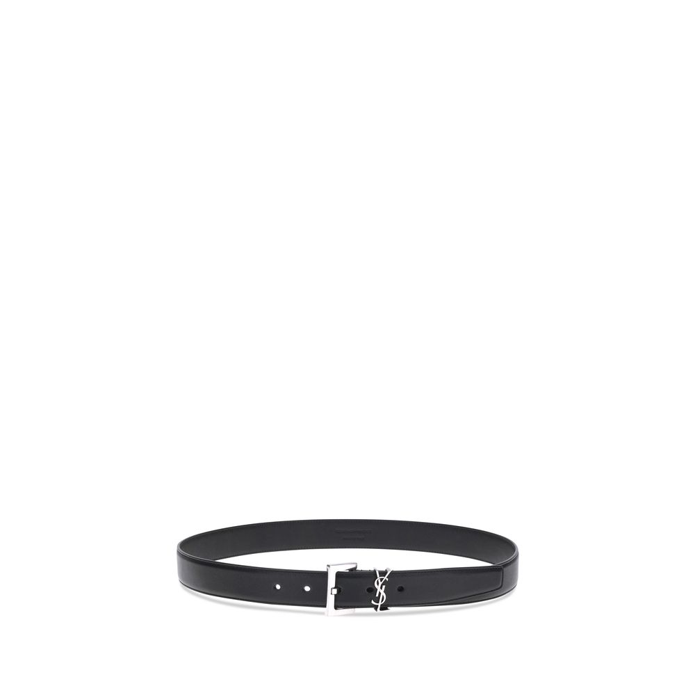 Black Calf Leather Bos Taurus Regular Belt - TIZZIL