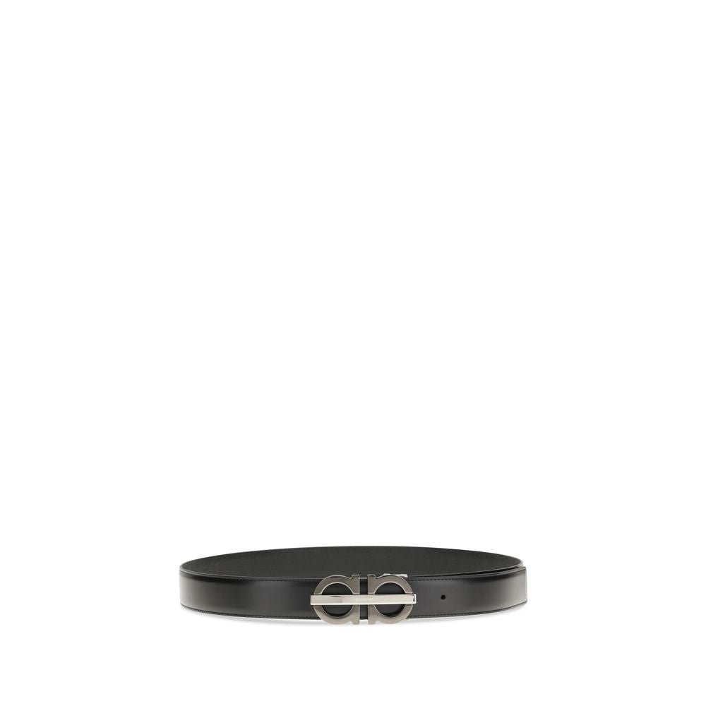 Black Calf Leather Bos Taurus Regular Belt - TIZZIL