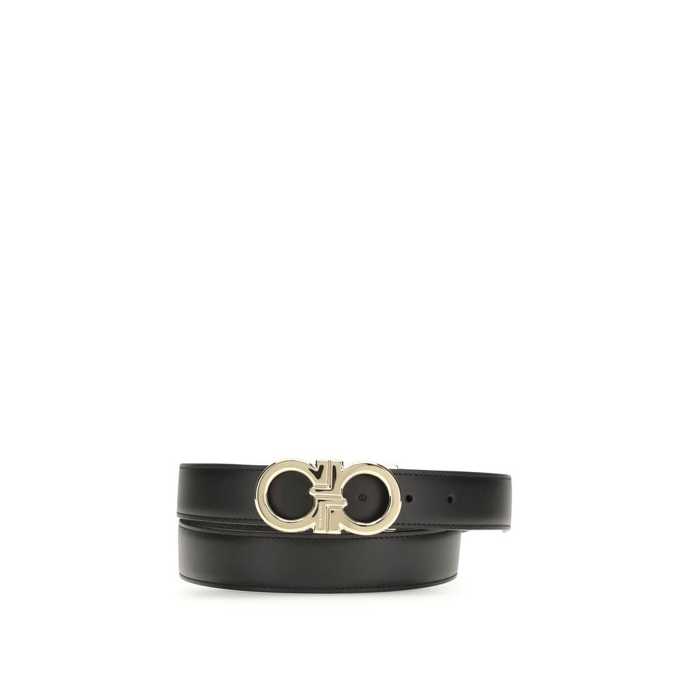 Black Calf Leather Bos Taurus Regular Belt - TIZZIL