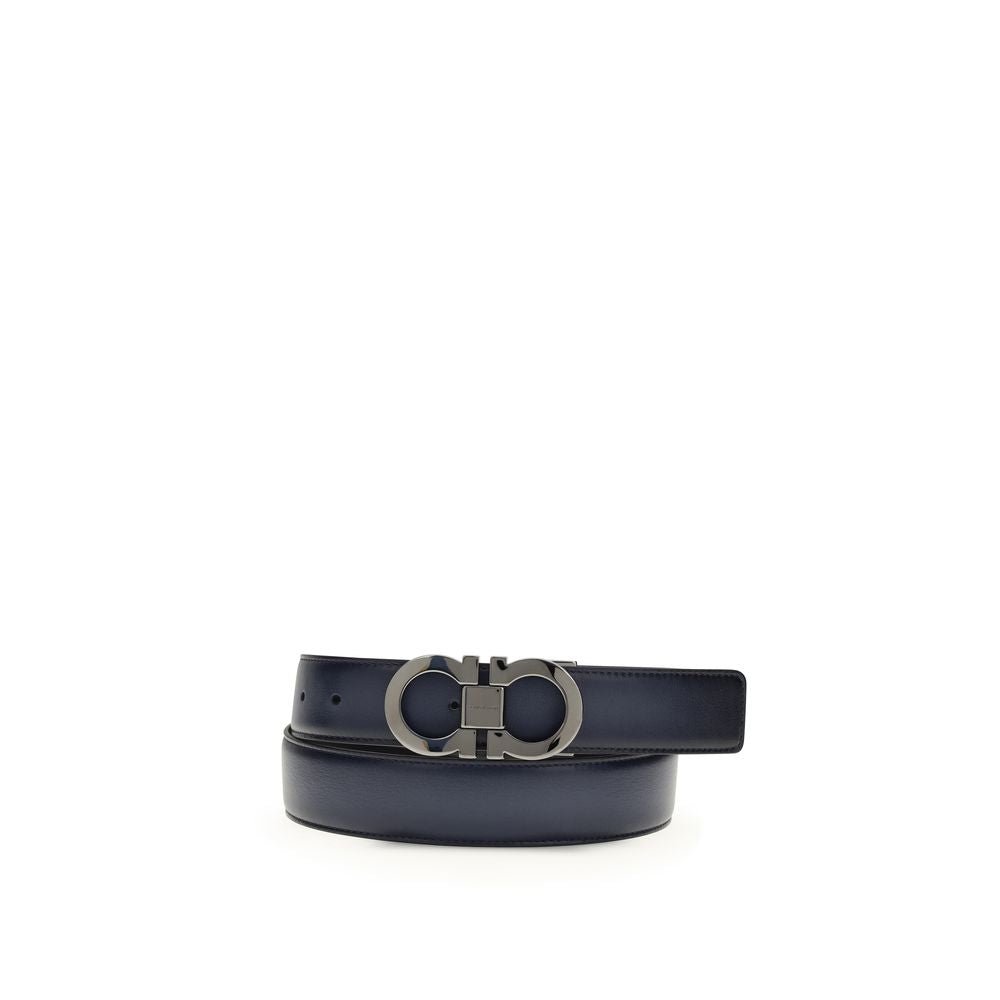 Black Calf Leather Bos Taurus Regular Belt - TIZZIL