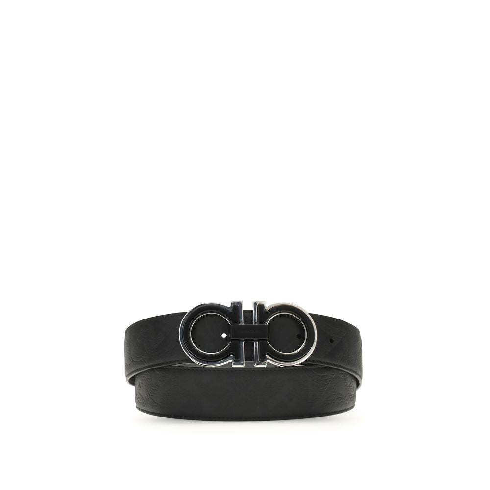 Black Calf Leather Bos Taurus Regular Belt - TIZZIL