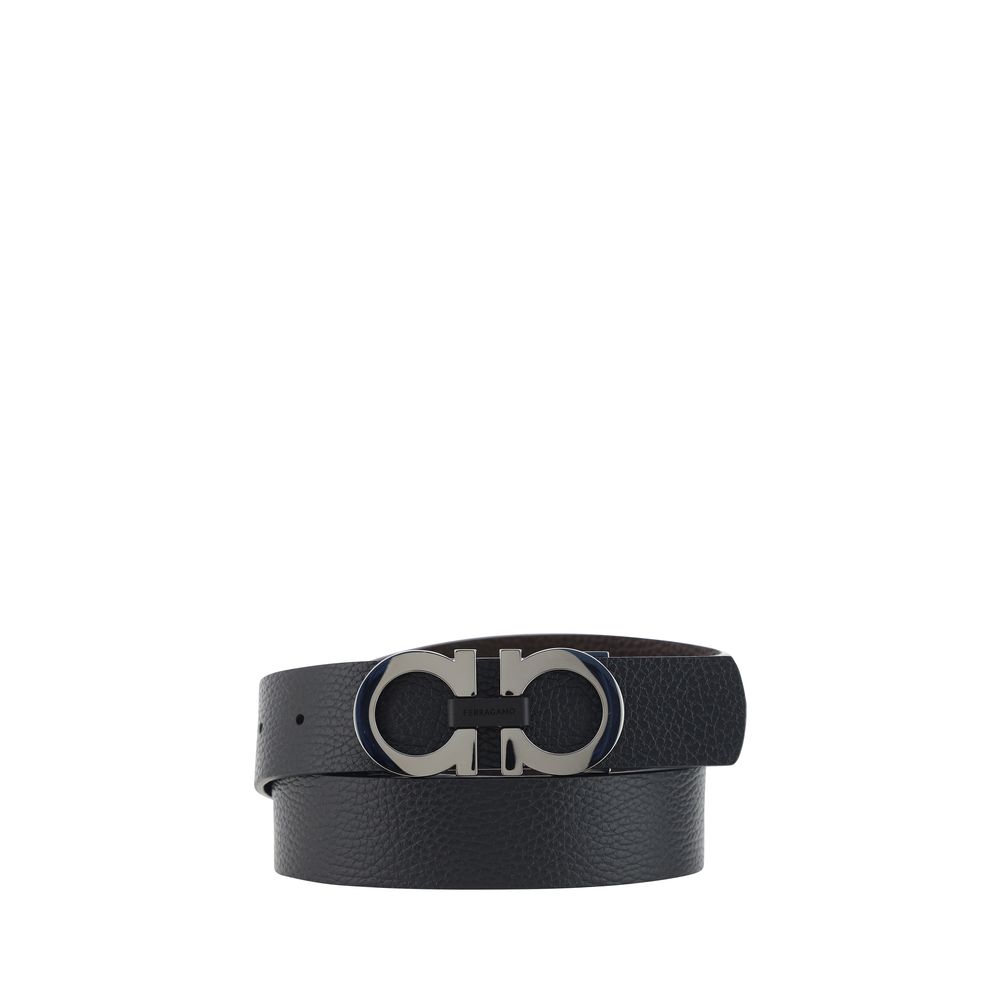 Black Calf Leather Bos Taurus Regular Belt - TIZZIL