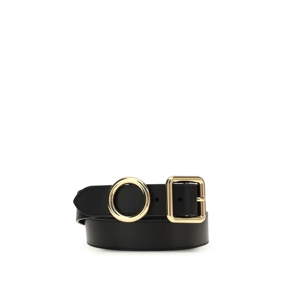 Black Calf Leather Bos Taurus Regular Belt - TIZZIL