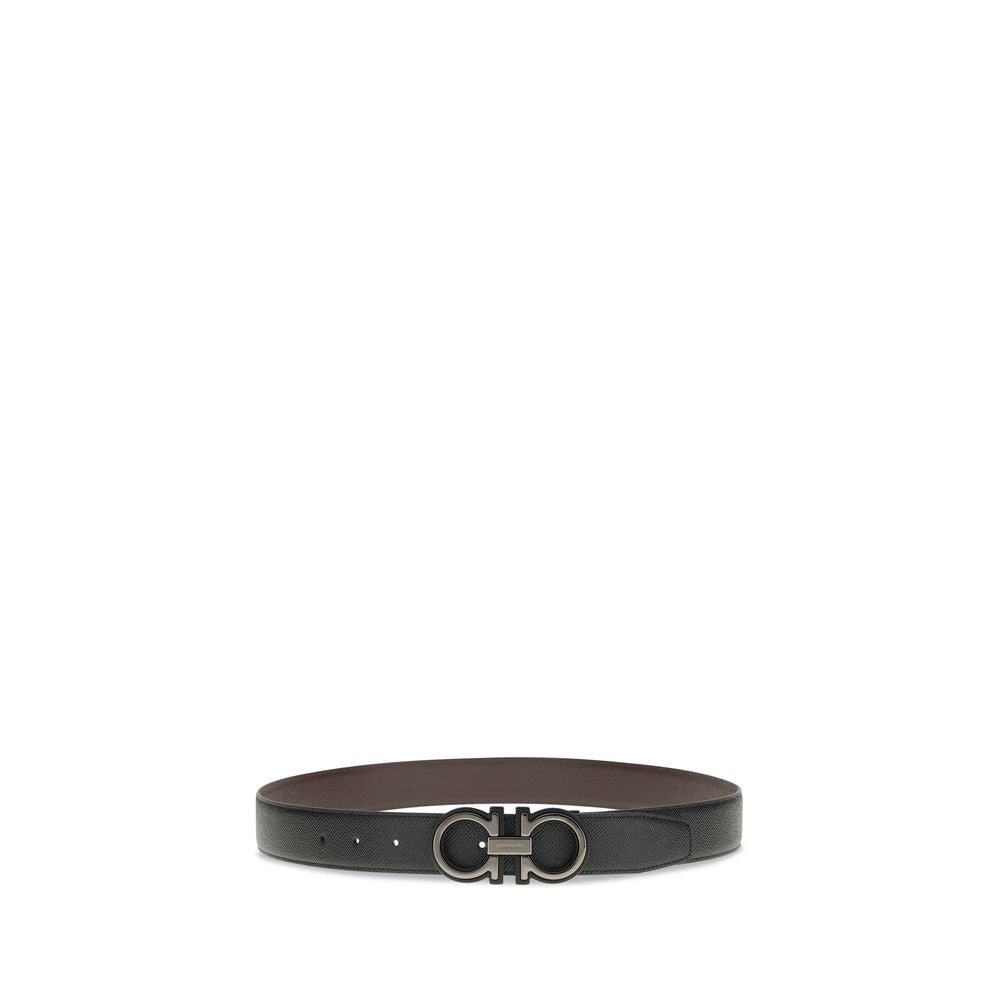 Black Calf Leather Bos Taurus Regular Belt - TIZZIL