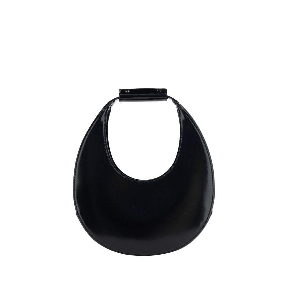 Black Calf Leather Bos Taurus Shoulder Bag - TIZZIL