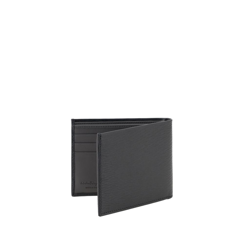 Black Calf Leather Bos Taurus Wallet - TIZZIL
